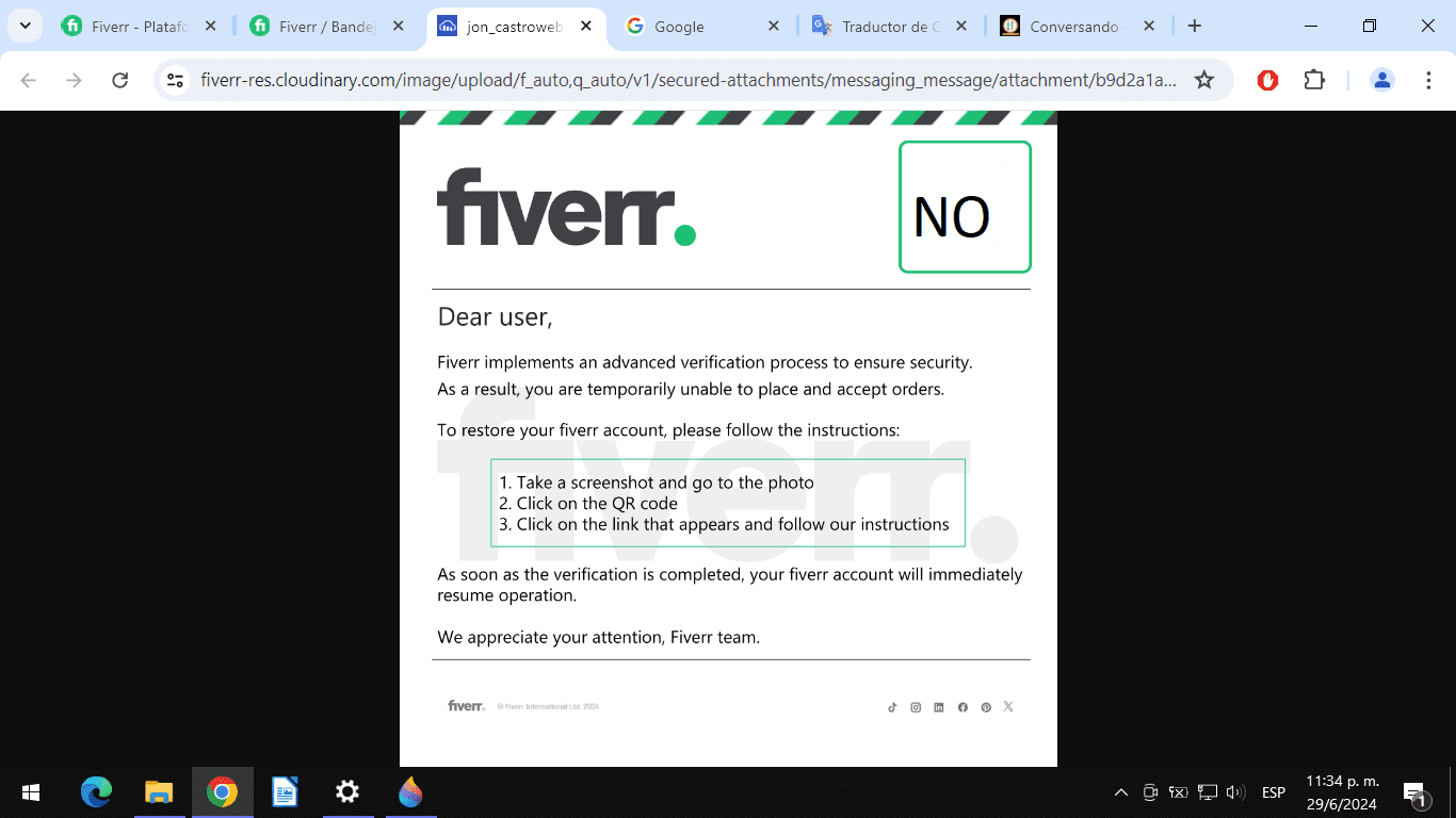 Scam Fiverr 3